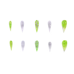 House Of The Dragon (2026) Alicent Hightower Green False Nails Cosplay Accessories Props