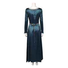 House Of The Dragon (2026) Helaena Targaryen Lace Collar Blue Dress Outfits Cosplay Costume