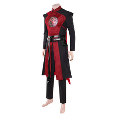 House Of The Dragon (2026) Jacaerys Velaryon Red Cloak Set Outfits Cosplay Costume