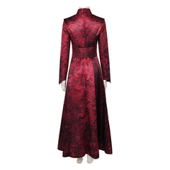 House Of The Dragon (2026) Queen Rhaenyra Targaryen Red Dress Outfits Cosplay Costume 