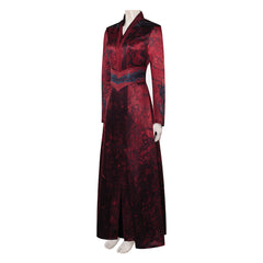 House Of The Dragon (2026) Queen Rhaenyra Targaryen Red Dress Outfits Cosplay Costume 
