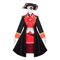 Houshou Marine Black Red Pirate Set Outfits Cosplay Costume Halloween Suit