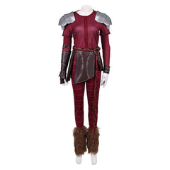 How To Train Your Dragon (2025) Astrid Red Whole Set Outfits Cosplay Costume