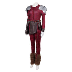How To Train Your Dragon (2025) Astrid Red Whole Set Outfits Cosplay Costume