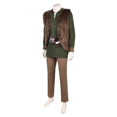 How To Train Your Dragon (2025) Hiccup Green Brown Set Outfits Cosplay Costume 