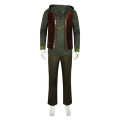 How to Train Your Dragon (2025) Hiccup Young Green Set Outfits Cosplay Costume 