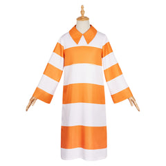 Inside Out 2 (2024) Anxiety Orange Shirt Dress Outfits Cosplay Costume 