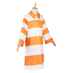 Inside Out 2 (2024) Anxiety Orange Shirt Dress Outfits Cosplay Costume 