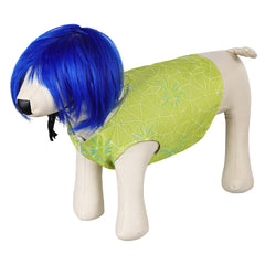 Inside Out 2 (2024) Joy Pet Dogs Outfits Cosplay Costume Halloween Carnival Suit 