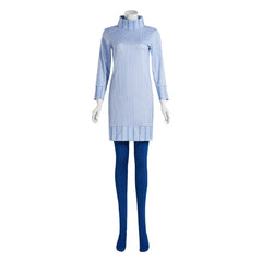 Inside Out 2 (2024) Sadness Blue Outfits Cosplay Costume Halloween Carnival Suit