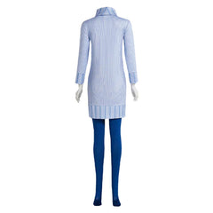 Inside Out 2 (2024) Sadness Blue Outfits Cosplay Costume Halloween Carnival Suit