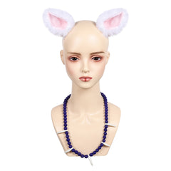 Inuyasha White Dog Ear Teeth Necklace Cosplay Accessories Props