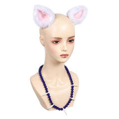 Inuyasha White Dog Ear Teeth Necklace Cosplay Accessories Props