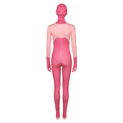 Invincible Season 2 Atom Eve Pink Jumpsuit Outfits Cosplay Costume Halloween Carnival Suit 