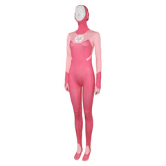 Invincible Season 2 Atom Eve Pink Jumpsuit Outfits Cosplay Costume Halloween Carnival Suit 