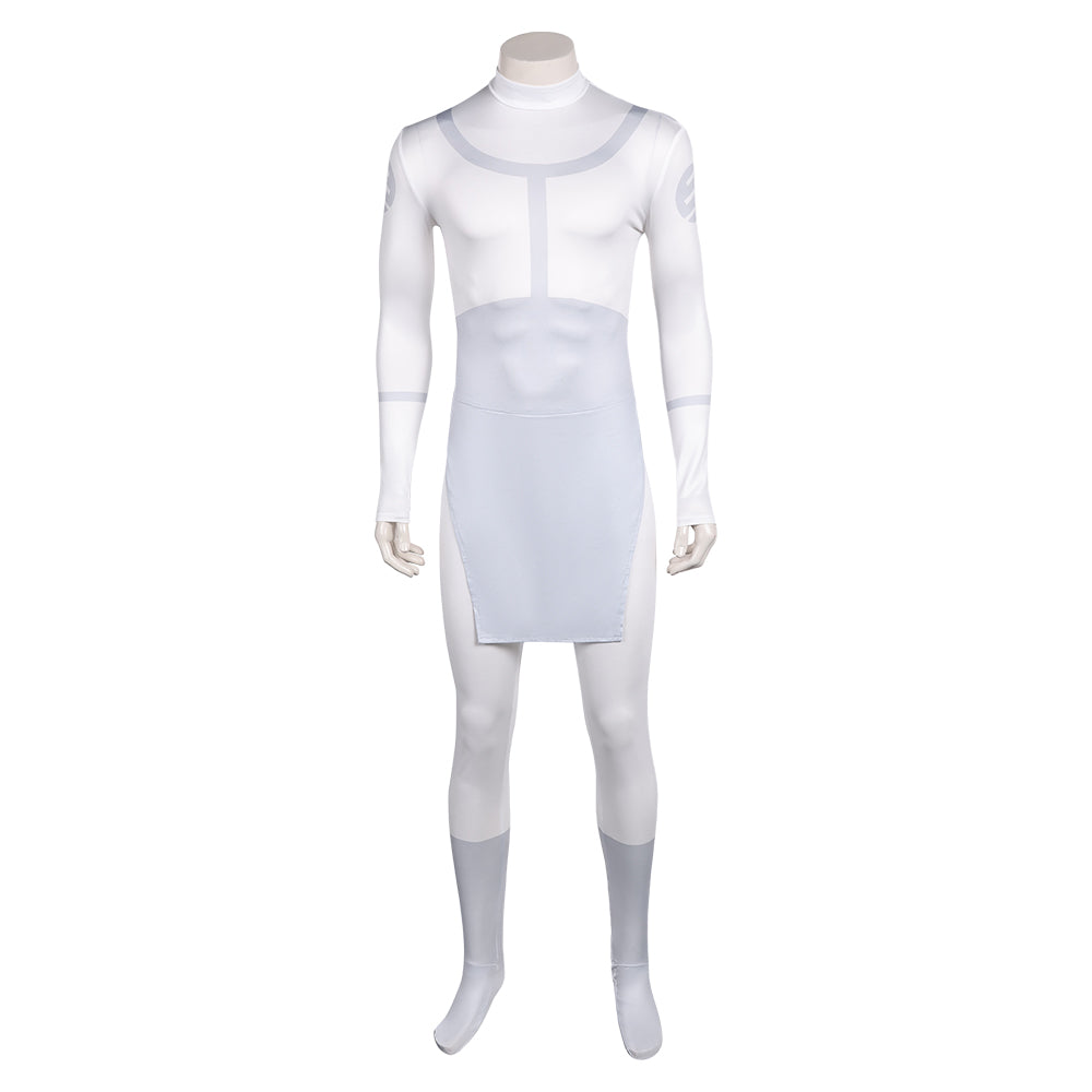 Invincible Season 3 (2025) Viltrum Mark White Jumpsuit Outfits Cosplay Costume 