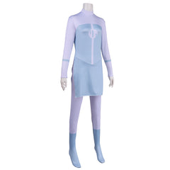Invincible Season 4 (2026) Anissa White Blue Jumpsuit Viltrumite Outfits Cosplay Costume