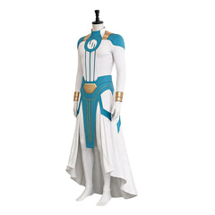 Invincible Season 4 (2026) Emperor Mark White Blue Jumpsuit Outfits Cosplay Costume