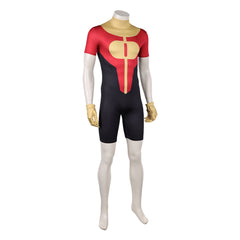 Invincible Season 4 (2026) Oliver Grayson Kid Omni Man Red Jumpsuit Outfits Cosplay Costume 