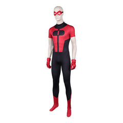 Invincible Season 4 (2026) Oliver Grayson Red Black Jumpsuit Set Outfits Cosplay Costume