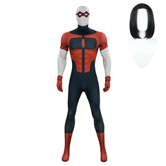 Invincible Season 4 (2026) Oliver Grayson Red Muscle Jumpsuit Set Outfits Cosplay Costume