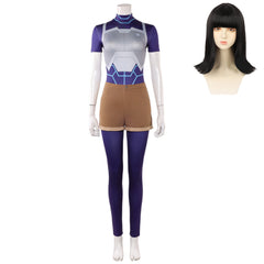 Invincible Season 4 (2026) Tech Jacket Zoe Blue Brown Set Outfits Cosplay Costume