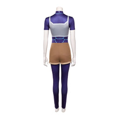 Invincible Season 4 (2026) Tech Jacket Zoe Blue Brown Set Outfits Cosplay Costume