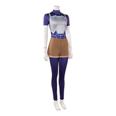 Invincible Season 4 (2026) Tech Jacket Zoe Blue Brown Set Outfits Cosplay Costume