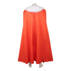 Invincible Season 4 (2026) Thragg Fur Collar Red Cloak Outfits Cosplay Costume 