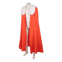 Invincible Season 4 (2026) Thragg Fur Collar Red Cloak Outfits Cosplay Costume 