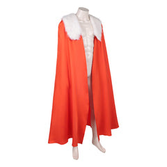 Invincible Season 4 (2026) Thragg Fur Collar Red Cloak Outfits Cosplay Costume 