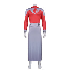 Invincible Season 4 (2026) Thragg Grand Regent Red Cloak Dress Set Outfits Cosplay Costume