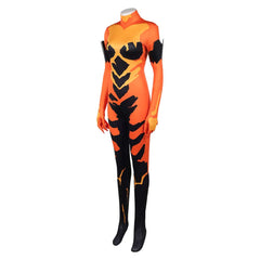 Invincible Season 4 (2026) Volcanikka Red Black Jumpsuit Outfits Cosplay Costume 