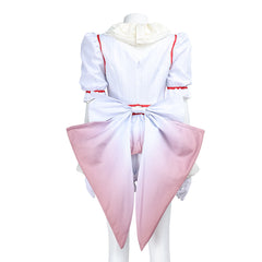 It: Welcome To Derry (2025) Pennywise Female Version White Outfits Halloween Cosplay Costume
