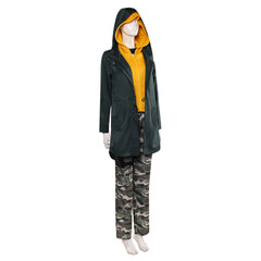 Jean Grey Green Jacket Pants Set Outfits Cosplay Costume Halloween Suit 