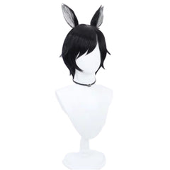 Anime Delicious In Dungeon Izutsumi Black Wig Ear Cosplay Accessories Halloween Carnival Props