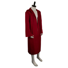 Anakin Skywalker Red Cloak Coat Jacket  Outfits Cosplay Costume