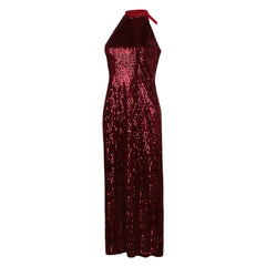 John Wick Ballerina (2025) Eve Macarro Glitter Red Dress Outfits Cosplay Costume
