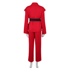 John Wick Ballerina (2025) Eve Macarro Rooney Red Taekwondo Set Outfits Cosplay Costume 