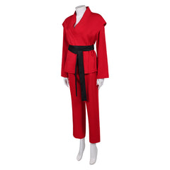 John Wick Ballerina (2025) Eve Macarro Rooney Red Taekwondo Set Outfits Cosplay Costume 