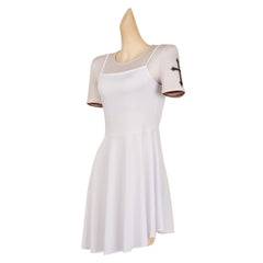 John Wick Ballerina (2025) Eve Macarro Rooney White Dance Dress Set Outfits Cosplay Costume