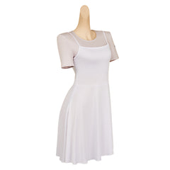 John Wick Ballerina (2025) Eve Macarro Rooney White Dance Dress Set Outfits Cosplay Costume