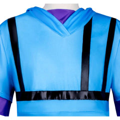 Johnny Joestar Blue Hoodie Set Outfits Cosplay Costume Halloween Carnival Suit 