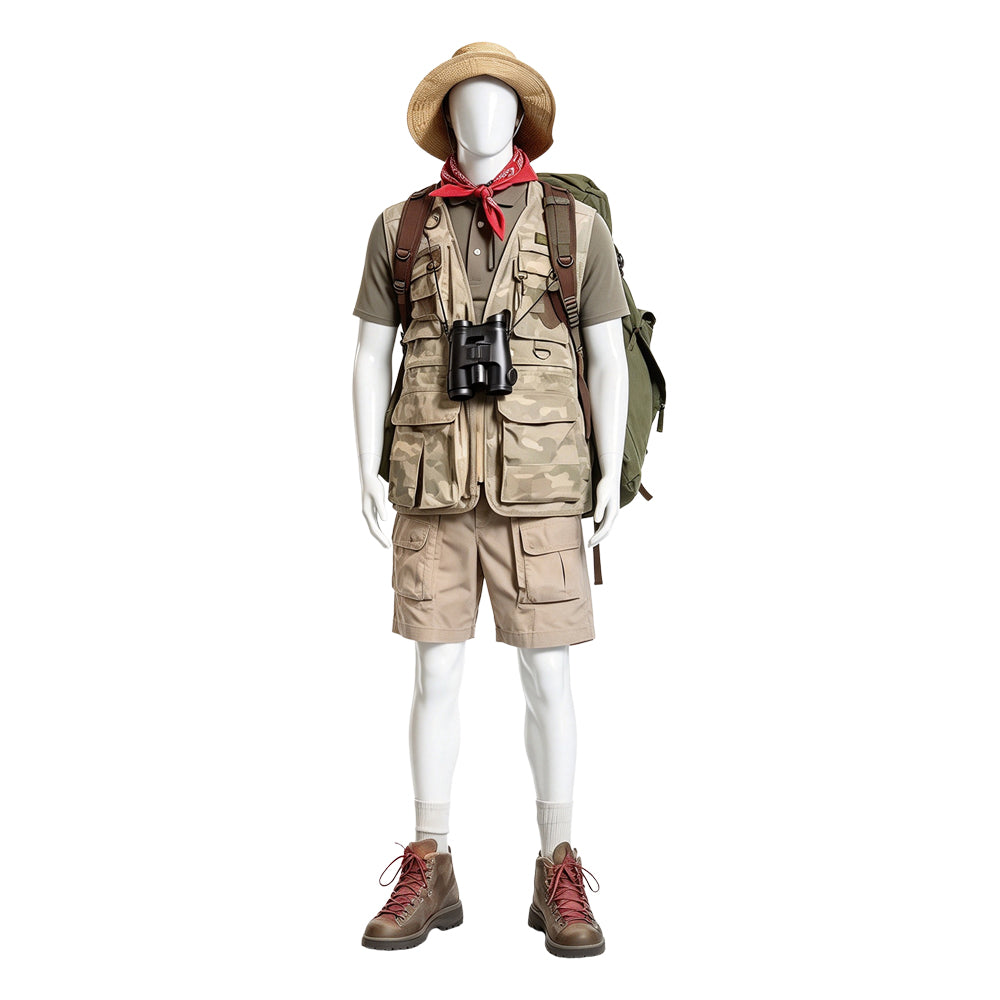Jumanji: Open World (2026) Mouse Finbar Vest Shorts Set Outfits Cosplay Costume - Pre-order
