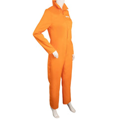 Suicide Squad ISEKAI (2024) Yellow Prison Uniform Jumpsuit Outfits Cosplay Costume Halloween Carnival Suit