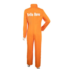 Suicide Squad ISEKAI (2024) Yellow Prison Uniform Jumpsuit Outfits Cosplay Costume Halloween Carnival Suit