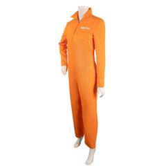 Suicide Squad ISEKAI (2024) Yellow Prison Uniform Jumpsuit Outfits Cosplay Costume Halloween Carnival Suit