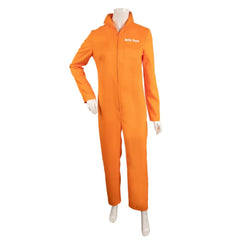 Suicide Squad ISEKAI (2024) Yellow Prison Uniform Jumpsuit Outfits Cosplay Costume Halloween Carnival Suit