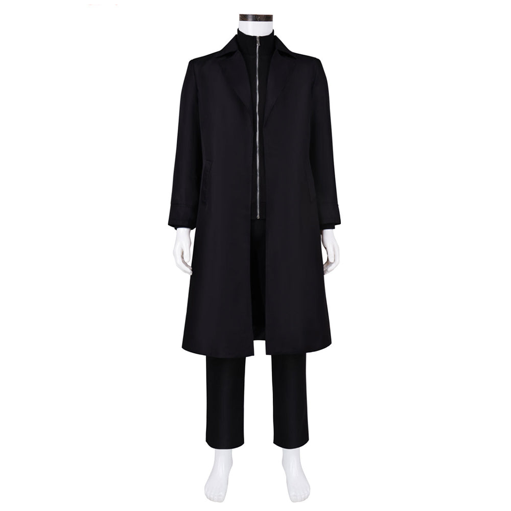 Kagurabachi (2027) Chihiro Rokuhira Black Set Outfits Cosplay Costume 