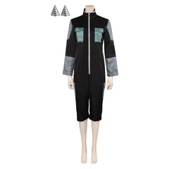 Kaiju No.8 Season 2 (2025) Ashiro Mina Black Loose Jumpsuit Set Outfits Cosplay Costume